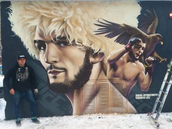 Конор МАКГРЕГОР рисунок