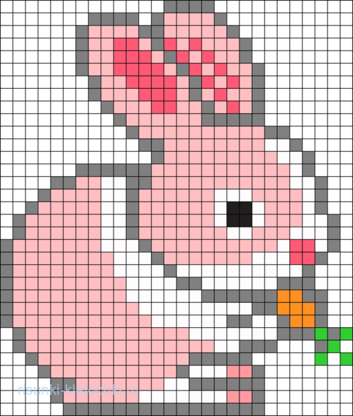 Рисунки по клеточкам маленькие