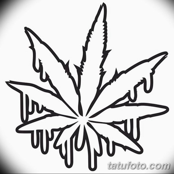 Листочек конопли