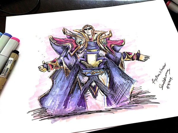 Раскраска дота 2 ИНВОКЕР