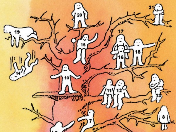 Человек из геометрических форм