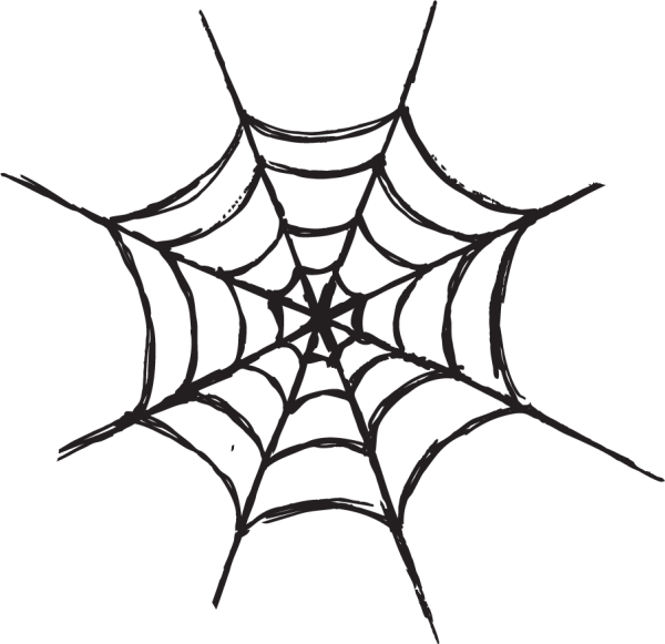 Идеи на Хэллоуин нарисовать карандашом паутина