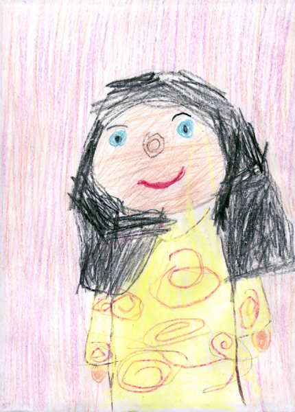 Детские рисунки мамы