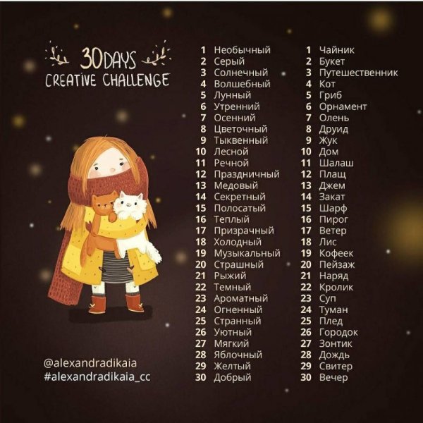 Идеи для рисунков список