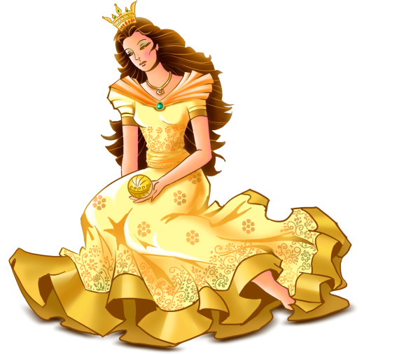 Королева мультяшная