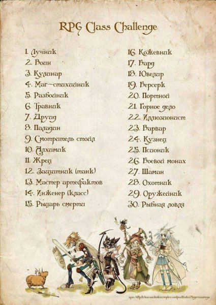 ЧЕЛЛЕНДЖ для художников 30 дней персонажи