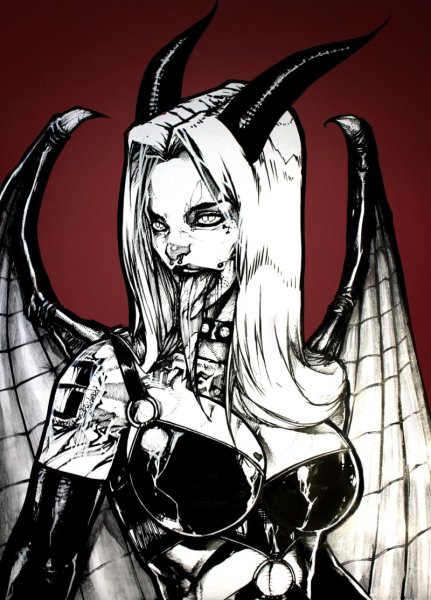 Девочка демон Эстетика