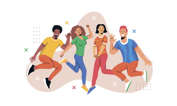 Нарисованная молодежь