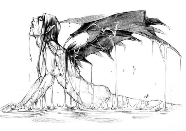 Суккуб эскиз аниме