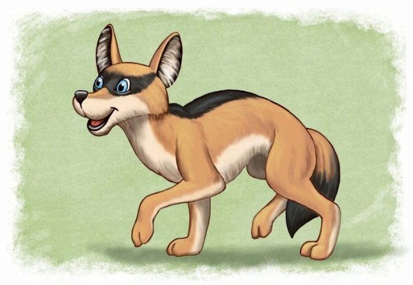 Шакал мультяшный