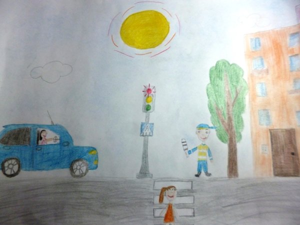 Конкурс детских рисунков моя мама водитель