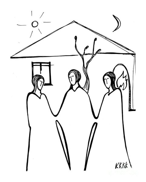 Рисунок на Троицу легкий