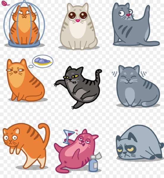 Мультяшный кот