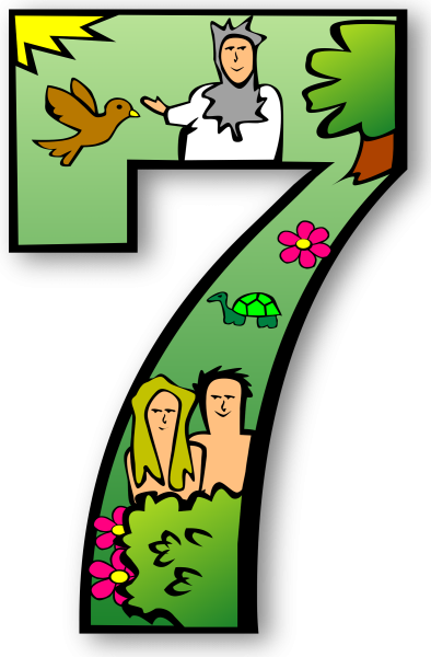 Цифра семь в картинках для детей