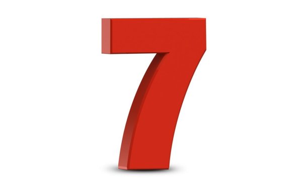 Стилизованная цифра 7