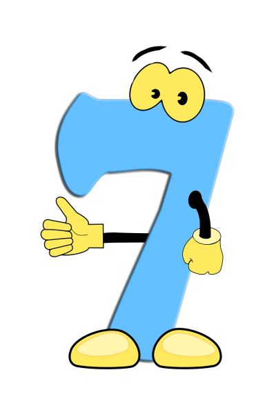 Цифры с глазками для детей