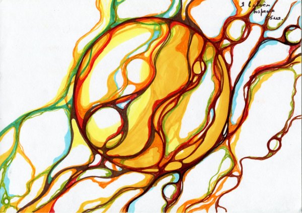 Нейрографика фломастерами