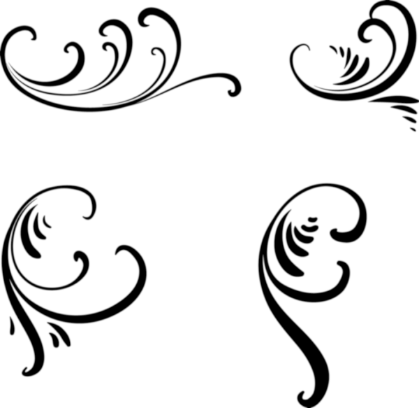 Красивые завитки