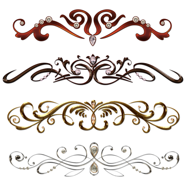 Узоры в виде завитков