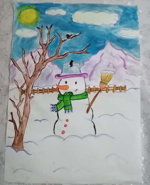 Конкурс рисунков зима волшебница