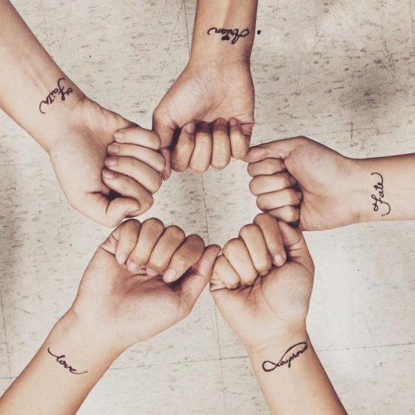 Эмблема символ дружбы