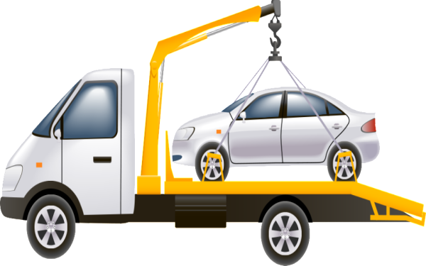 Эвакуатор желтый