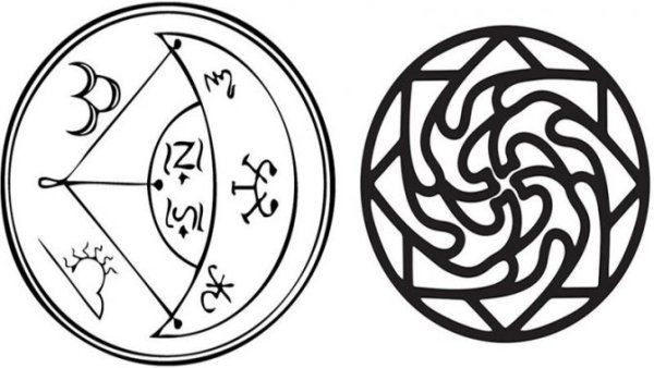 Рисование талисмана