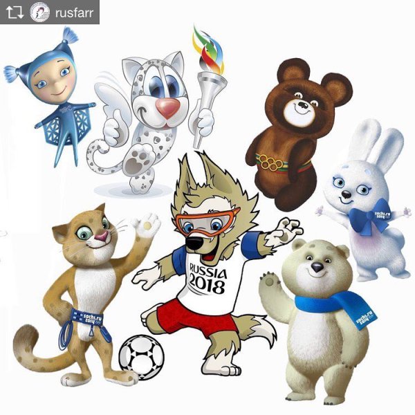 Животные талисманы Олимпийских игр в Сочи
