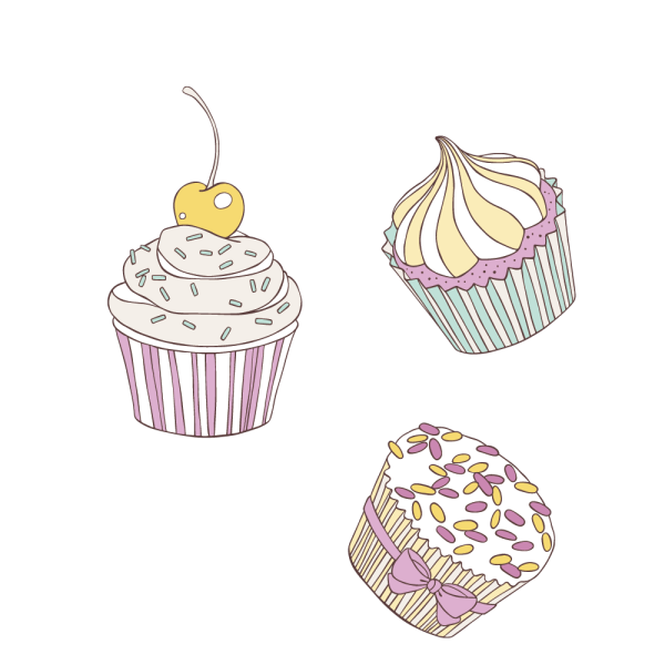 Стилизованные кексы