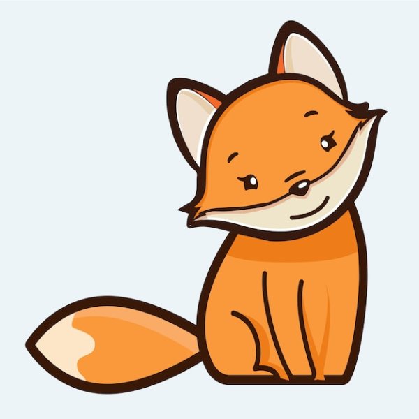 Лисенок мультяшный