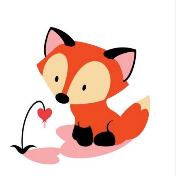 Милые лисички мультяшные