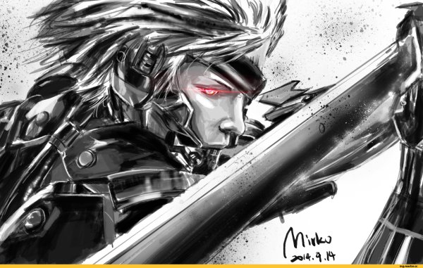 Райден Metal Gear Rising Art