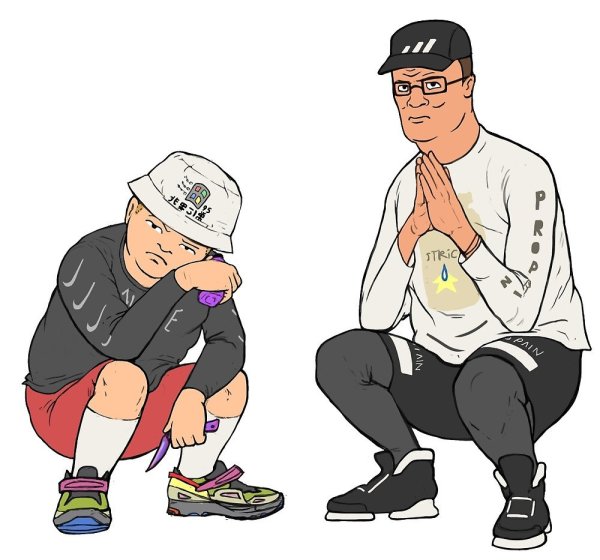 Гопник рисунок карандашом