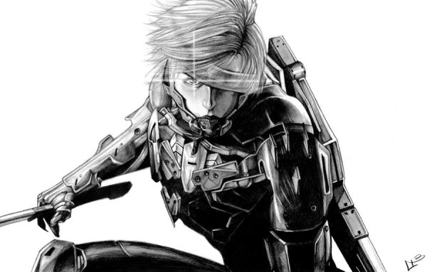 Metal Gear Rising Raiden лицо
