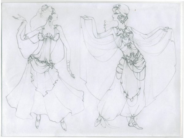 Рисунок танец Анитры пер Гюнт