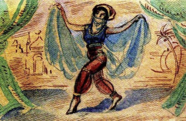 Нарисовать восточную красавицу