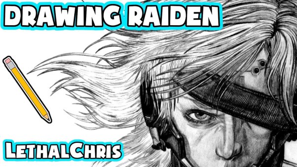 Коса Райден рисовать