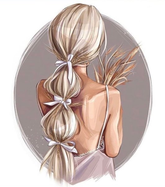 Рисунки для срисовки девушки