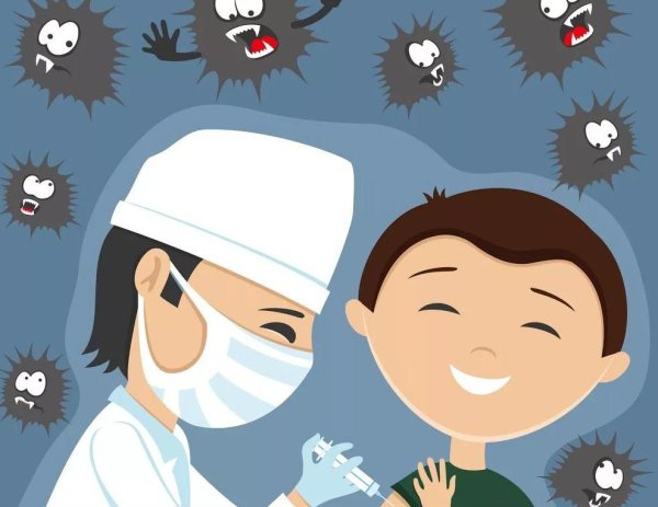 Вакцинация иллюстрация вектор