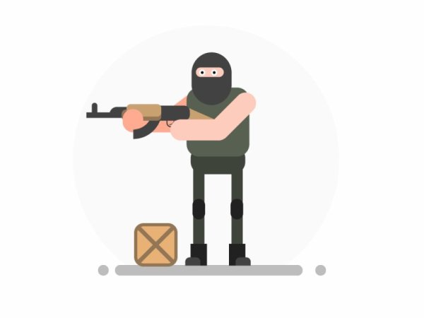 Террорист Графика