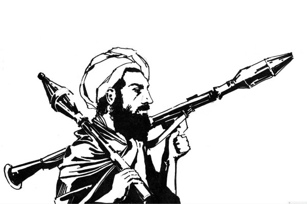 Флаг талибов в Афганистане