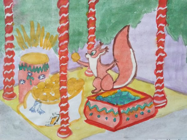 Рисунки по сказкам Пушкина