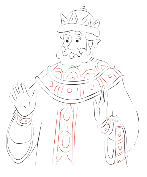Царь Салтан рисунок