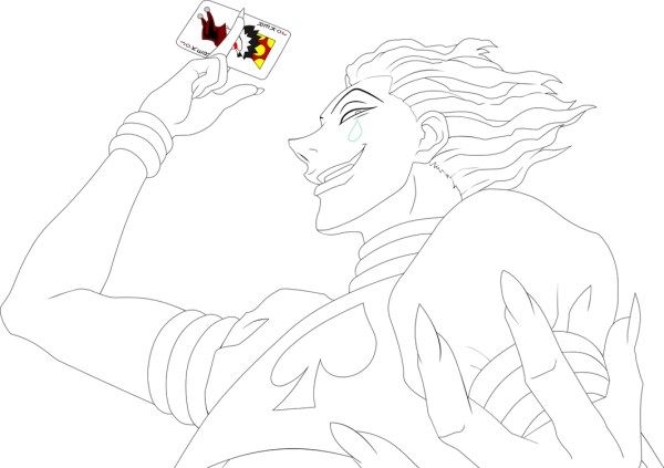 Раскраска аниме Хисока