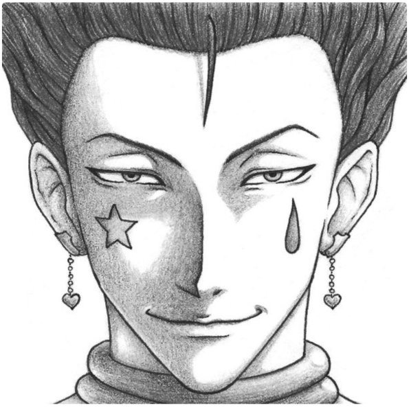 Хисока Хантер рисунок