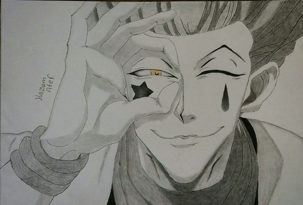 Хисока Хантер карандашом