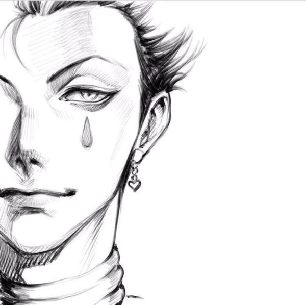 Хисока Хантер карандашом