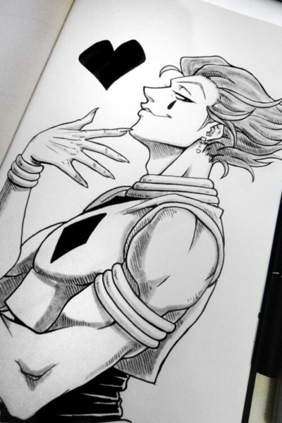 Хисока Хантер карандашом