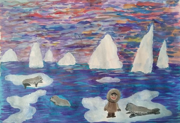 Льдина картина