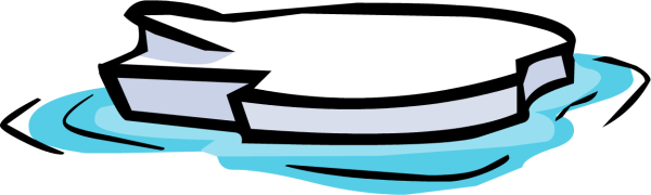 Поделка из бумаги белый медведь на льдине